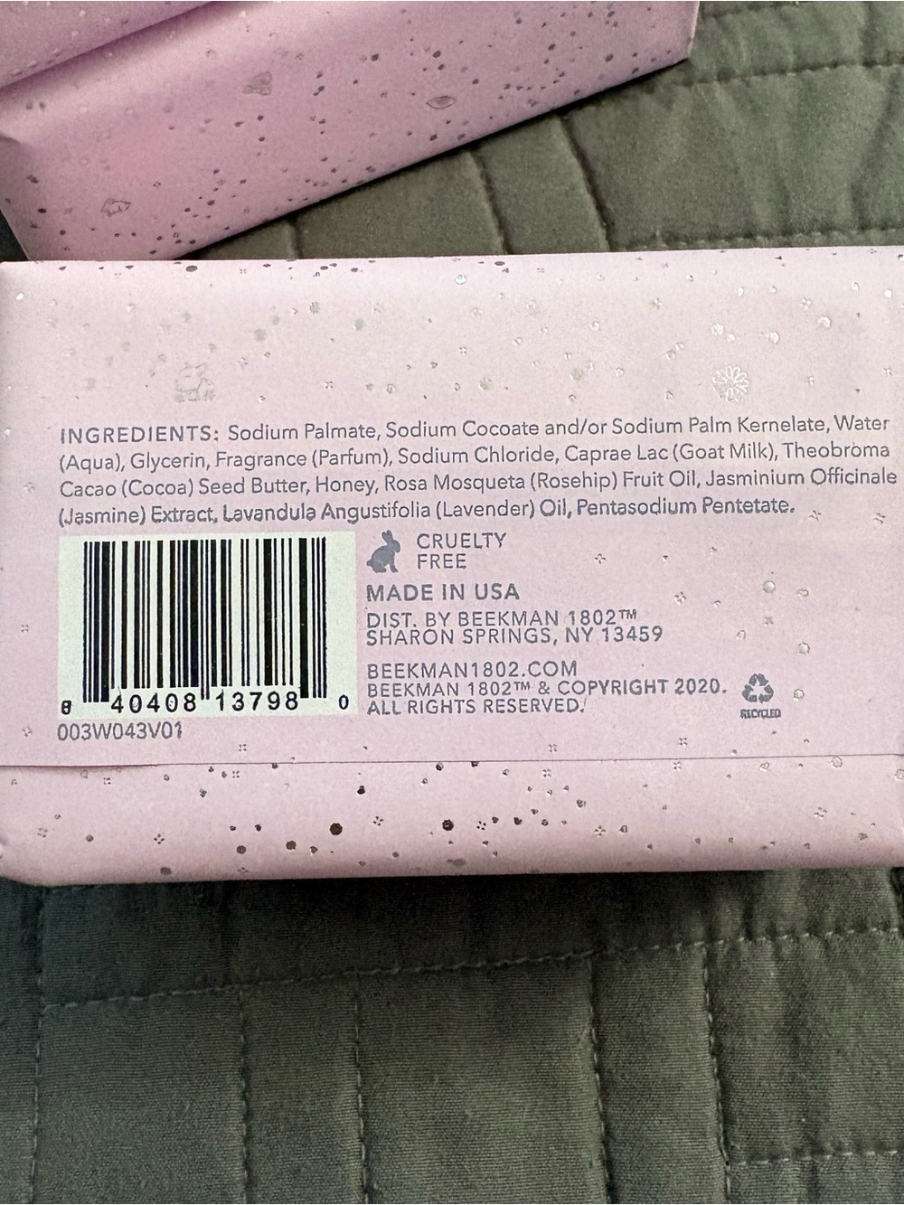 Beekman 1802 Goat Milk Soap Spring Blossom 9 oz - Lot Of 3 New. - Picture 5 of 6